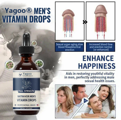 🌈🌞Gentleman's Rescue Plan🌞🔥90-Day Free Returns💰 Yagoo Men's Vitamin Drops