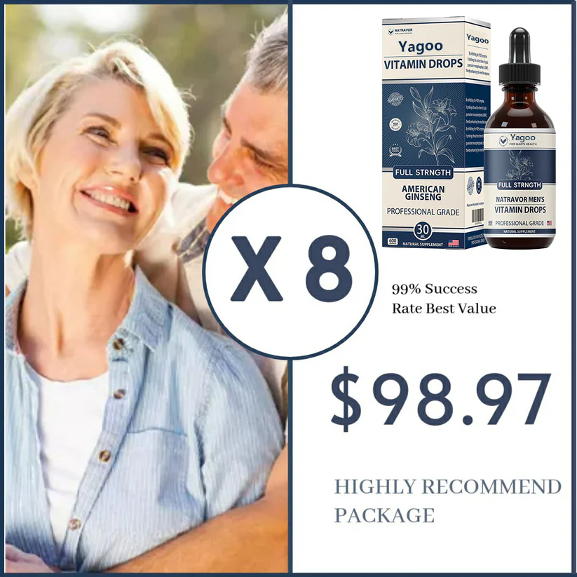 🌈🌞Gentleman's Rescue Plan🌞🔥90-Day Free Returns💰 Yagoo Men's Vitamin Drops