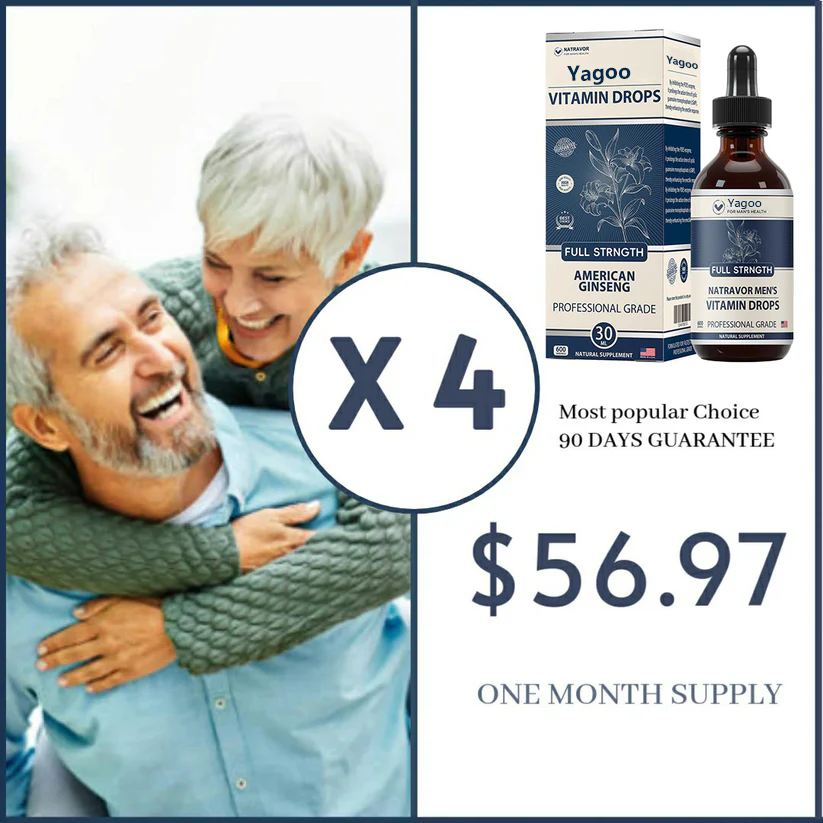 🌈🌞Gentleman's Rescue Plan🌞🔥90-Day Free Returns💰 Yagoo Men's Vitamin Drops