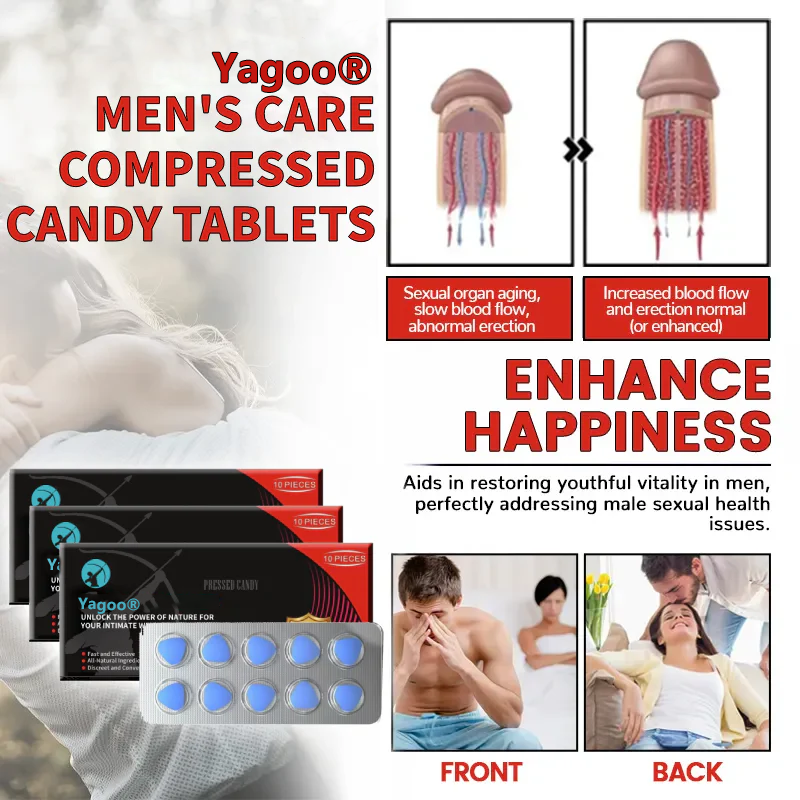🌟Yagoo® Men's Care Compressed Candy Tablets🔥Stronger And Longer Lasting🔥