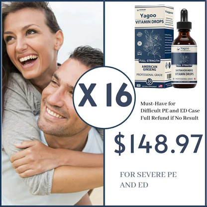 🌈🌞Gentleman's Rescue Plan🌞🔥90-Day Free Returns💰 Yagoo Men's Vitamin Drops